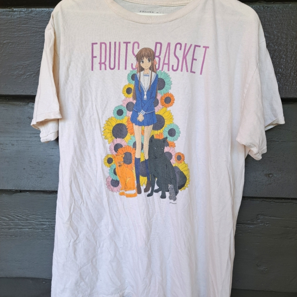 Fruits Basket Graphic T-Shirt size L